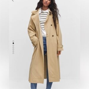 Mango Khaki Trench Coat
